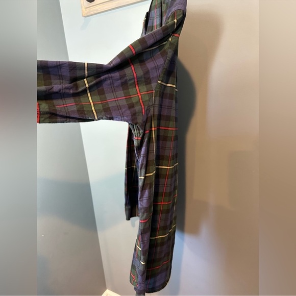 Polo Ralph Lauren Button Up Long Sleeve Oxford Shirt in Blue/Green/Red - Picture 11 of 13